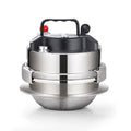 DUTRIEUX Mini Pressure Cooker 0.8L–1.6L Stainless Steel Mini Pressure Cooker SPOT Light Grey 3l