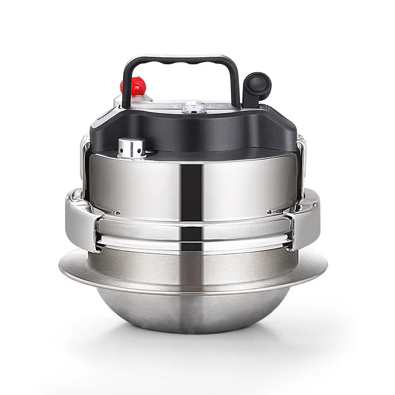 DUTRIEUX Mini Pressure Cooker 0.8L–1.6L Stainless Steel Mini Pressure Cooker SPOT Light Grey 3l