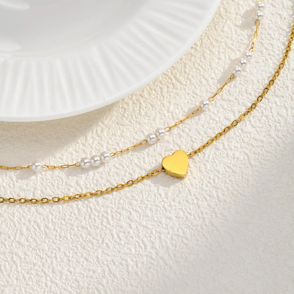 Dainty Layered Anklet – 18K Gold Plated Stainless Steel Layered Anklet SPOT