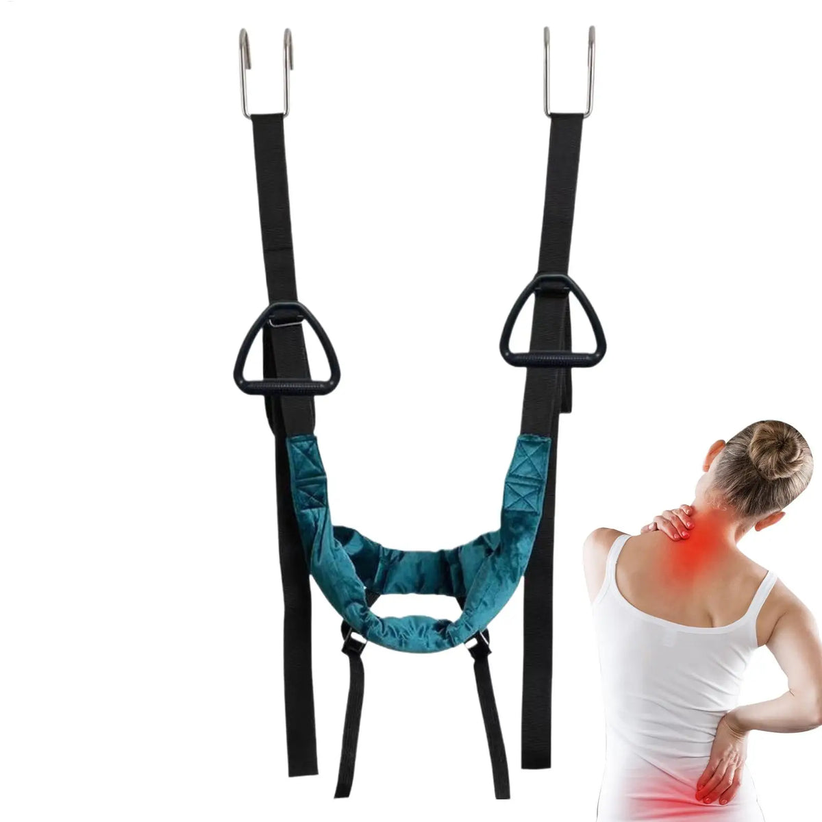 Portable Soft Cervical Traction Device – Adjustable Neck Stretcher Cervical Traction Device SPOT