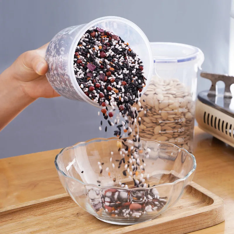 Transparent Sealed Food Storage Jar – Large Moisture-Proof Container Food Storage Container SPOT