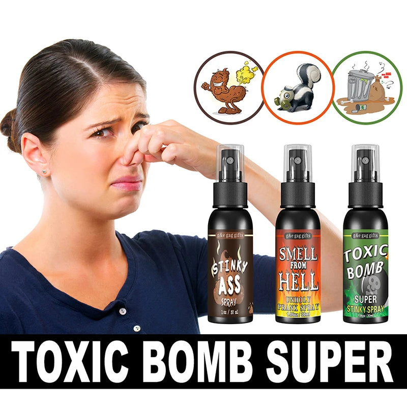 30ml Liquid Fart Spray – Funny Prank Gag Gift for All Ages Novelty Gag Toy SPOT