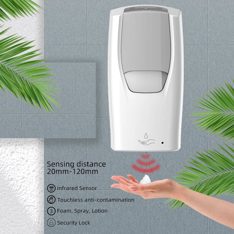 Automatic Sensor Soap Dispenser 500ml/1000ml Wall Mount Soap Dispenser SPOT White