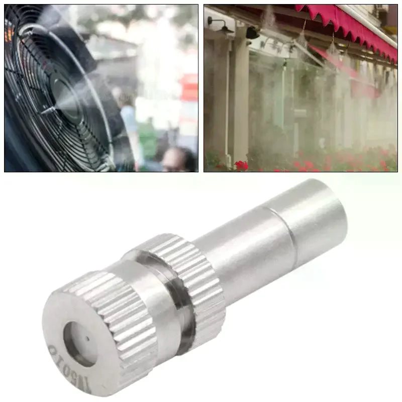 10-Pack Low Pressure Atomizing Misting Nozzles | Metal Spray Misting Nozzle SPOT