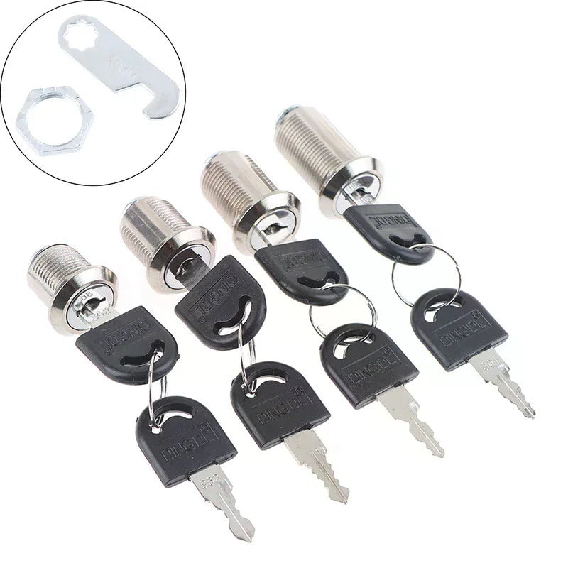 HUXUAN Cam Cylinder Lock – Cabinet, Mailbox & Drawer Cylinder Cam Lock SPOT