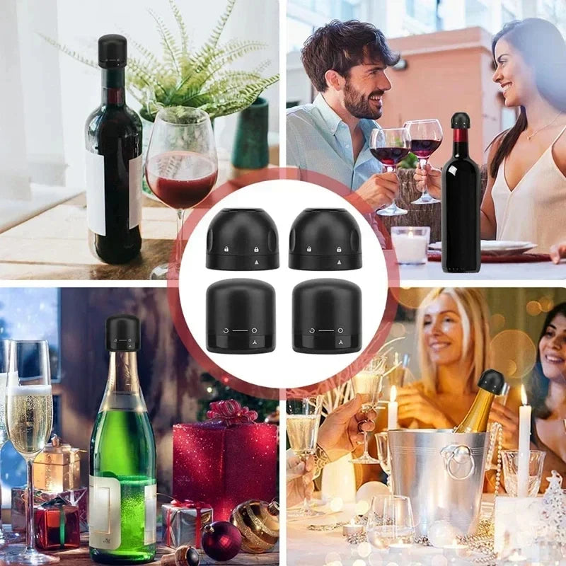 Reusable Silicone Champagne & Wine Bottle Stopper – 1 or 2 Pack Wine Bottle Stopper SPOT