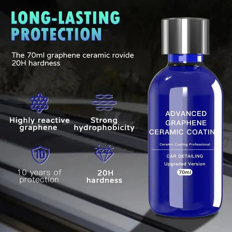 70ml Graphene Ceramic Coating for Cars – UV Trace & High Gloss Ceramic Car Coating SPOT