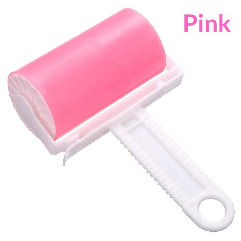 Reusable Washable Lint Roller – Pet Hair & Lint Remover Lint Roller SPOT Pink with Cover