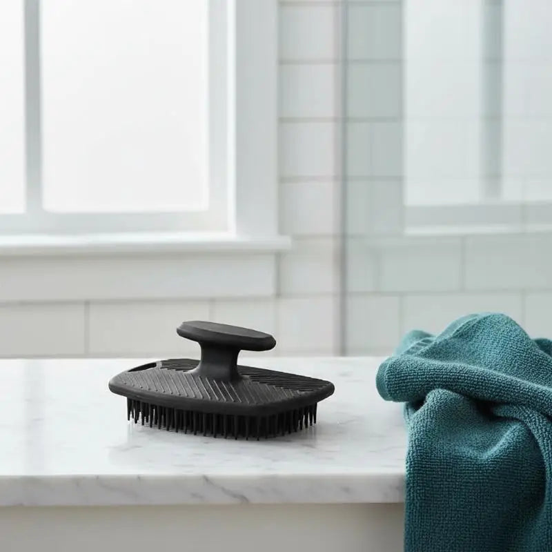 Silicone Bath Brush – Soft Scrubber & Massage Body Brush 3-Pack Bath Scrub Brush SPOT