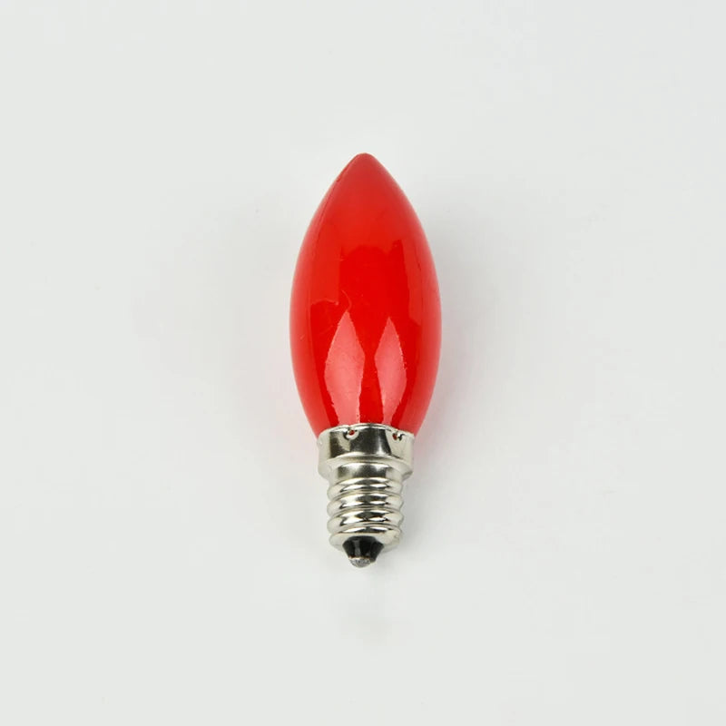 Red LED Altar Candle Bulb E12/E14 – Temple & Buddha Lamp Decorative LED Bulb SPOT