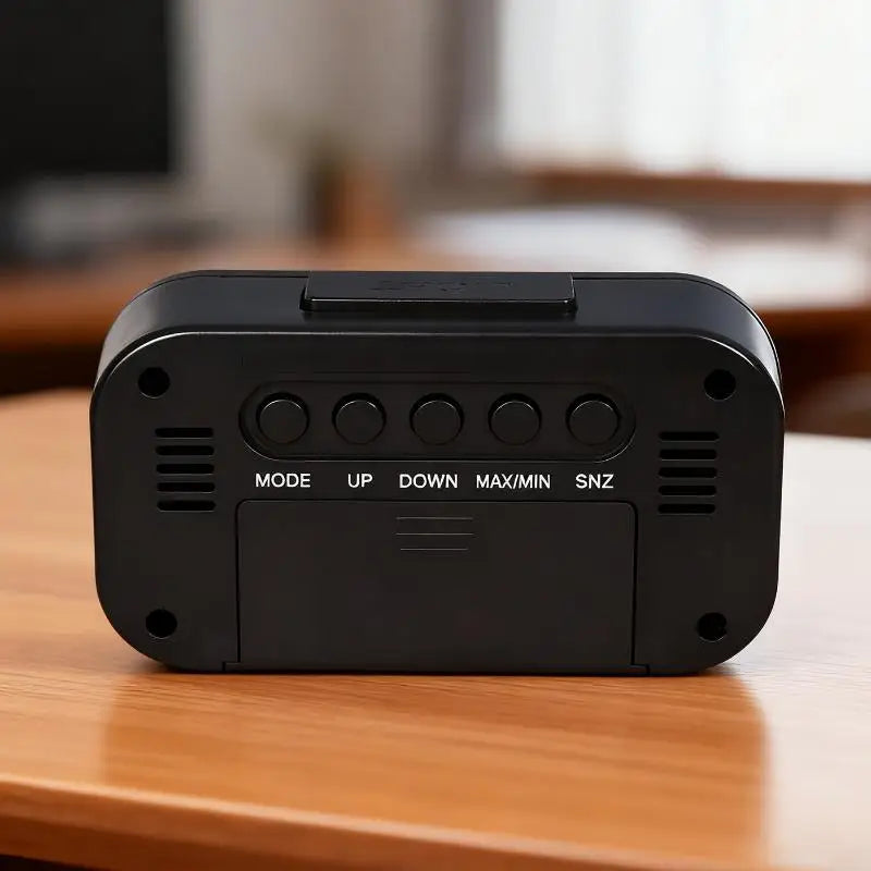 Weather Station Desk Clock – Color Display, Temp & Humidity Weather Station Clock SPOT