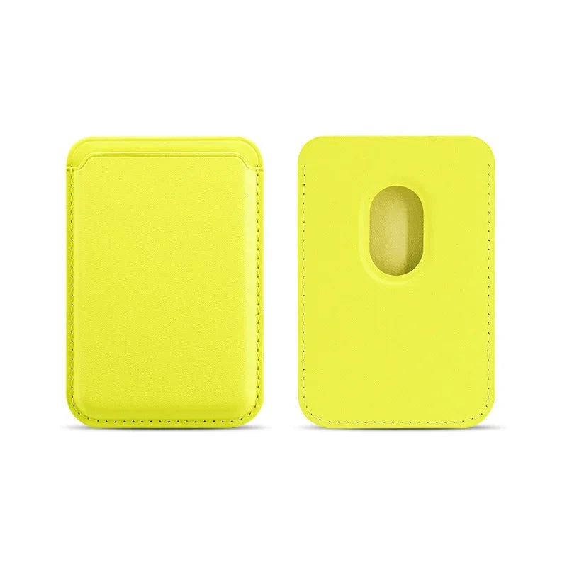MagSafe Magnetic PU Leather Card Holder Phone Wallet Sleeve