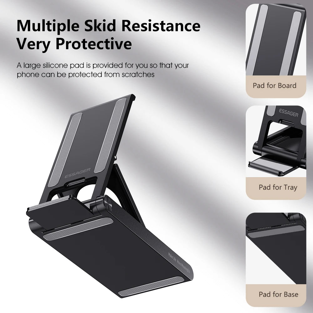 Essager Foldable Phone & Tablet Stand – 6-Angle Desk Holder Phone Desk Stand SPOT