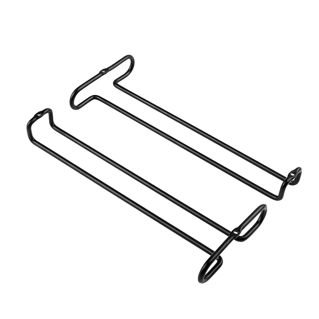 Under Cabinet Wine Glass Holder – 2-Pack Stemware Rack Wine Glass Rack SPOT