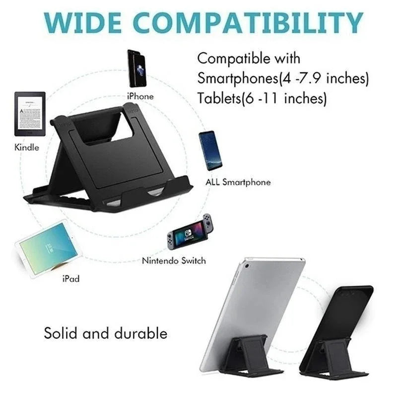 Foldable Phone & Tablet Stand – Portable Desk Holder Phone Tablet Stand SPOT