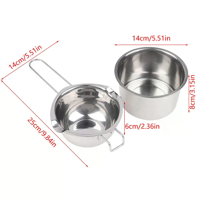 Stainless Steel Wax Melting Pot – Candle Soap Candy Making Wax Melting Pot SPOT