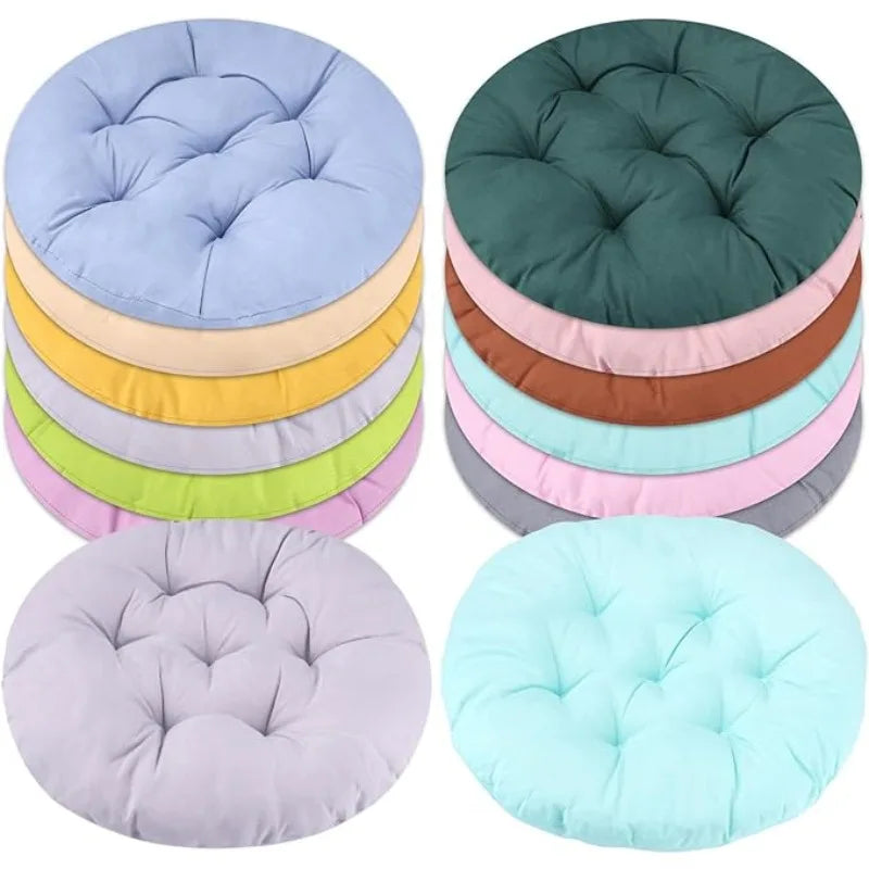 Thickened Round Chair Cushions 2-Pack – All-Season Seat Pads Chair Seat Cushions SPOT