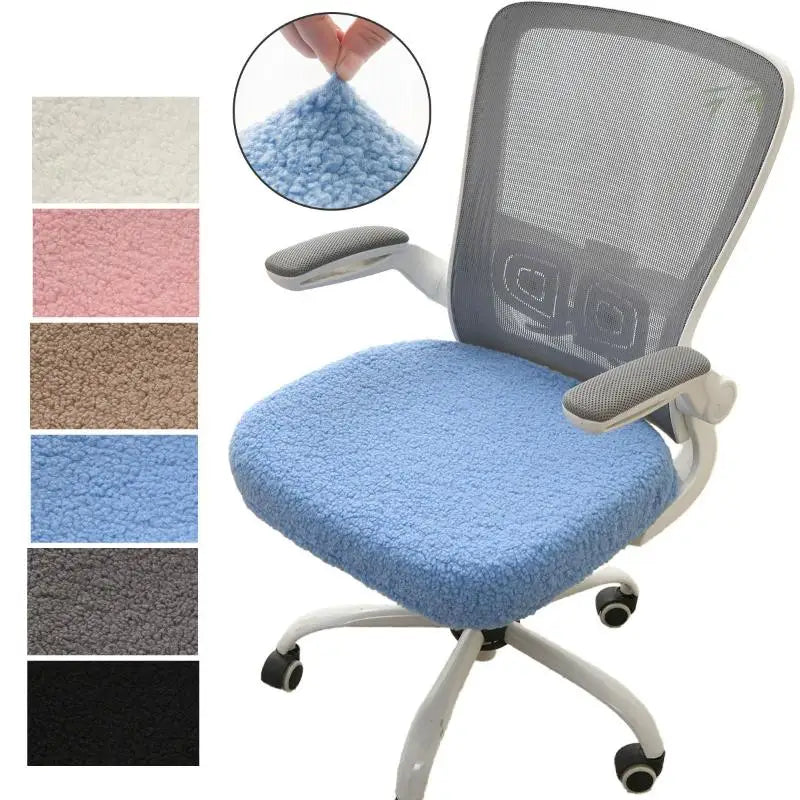 Stretch Office Chair Seat Cover – Washable Elastic Slipcover Chair Seat Cover SPOT