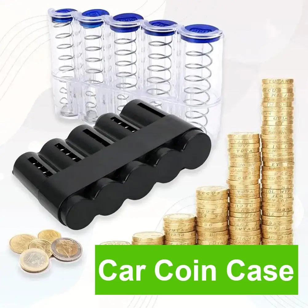 Car Coin Organizer – 5-Slot Thai Baht Coin Dispenser & Holder Car Coin Organizer SPOT