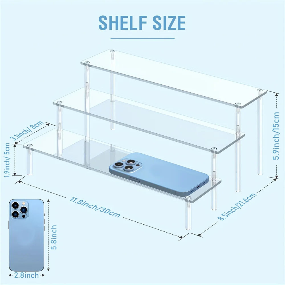 Multi-Layer Clear Acrylic Cake & Dessert Display Stand Cake Display Stand SPOT