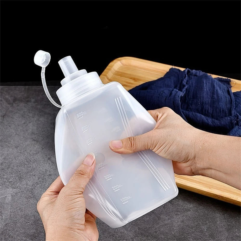 Large Squeeze Sauce Bottle 800/1000ml – Condiment Dispenser Condiment Squeeze Bottle SPOT