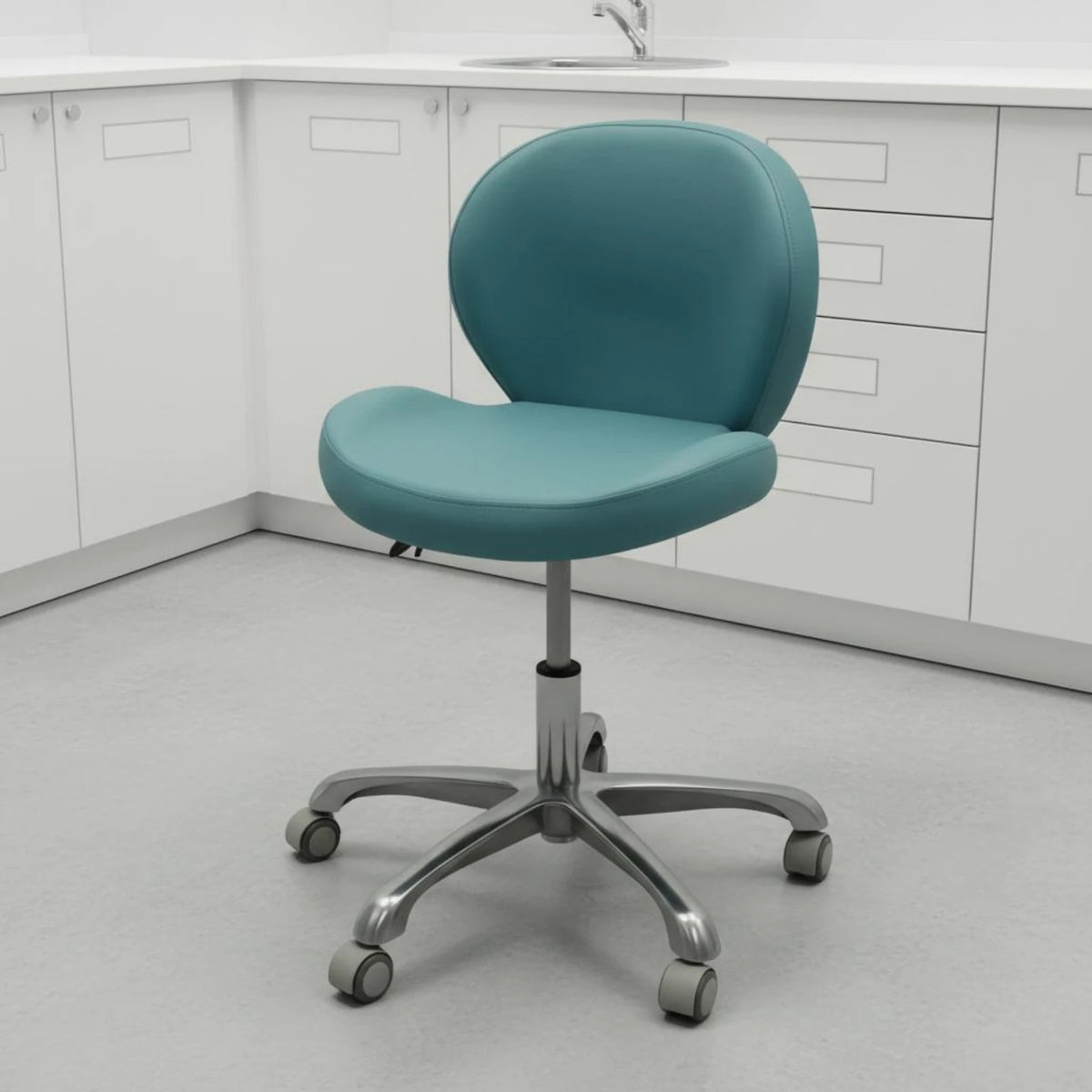 Upholstered Swivel Desk Chair – Cushioned, Height-Adjustable Swivel Office Chair SPOT
