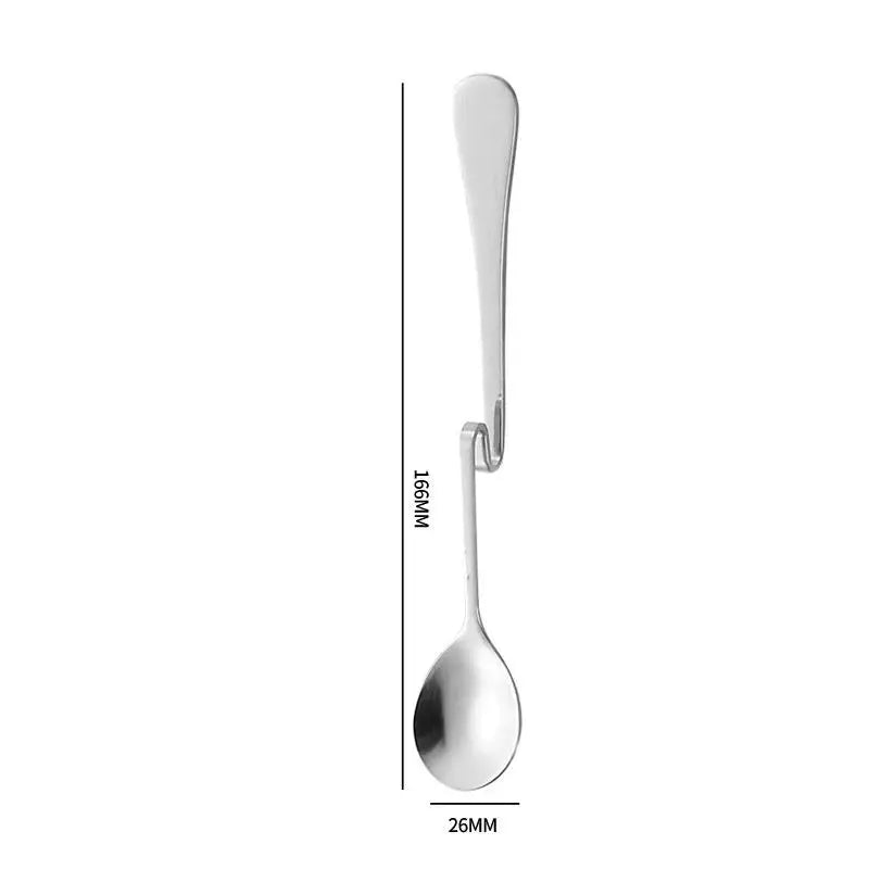 S-Shape Hanging Stainless Steel Stirring Spoon – Smooth Edge Stirring Spoon SPOT A2