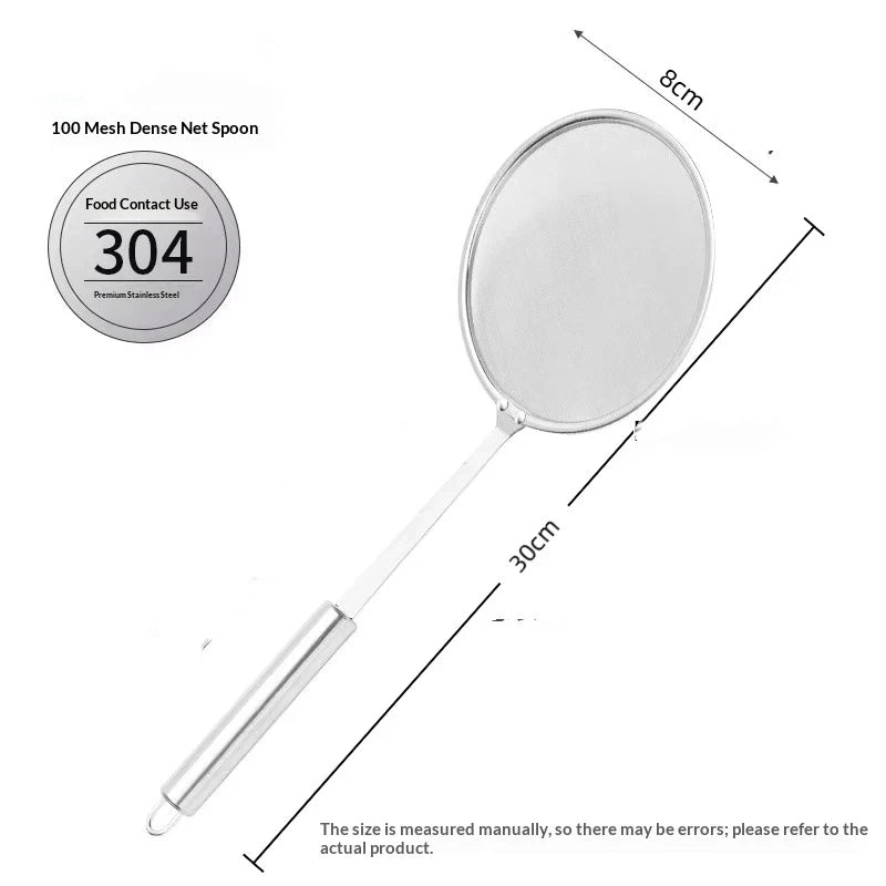304 Stainless Steel Fine Mesh Tea Strainer – 100 Mesh Sieve Fine Mesh Strainer SPOT 8cm