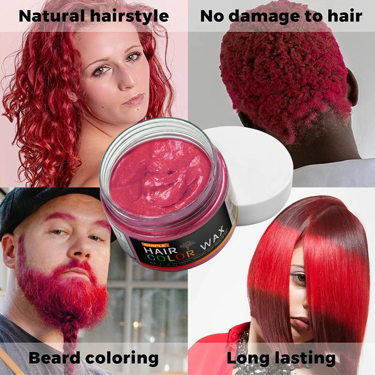 Goiple Temporary Hair Color Wax – Wash-Out Styling Dye Cream Temporary Hair Color Wax SPOT