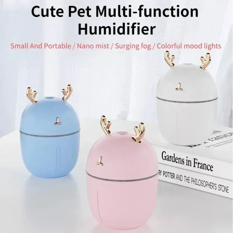 Mini USB Humidifier & Aromatherapy Diffuser – Cute Pet Design Mini USB Humidifier SPOT