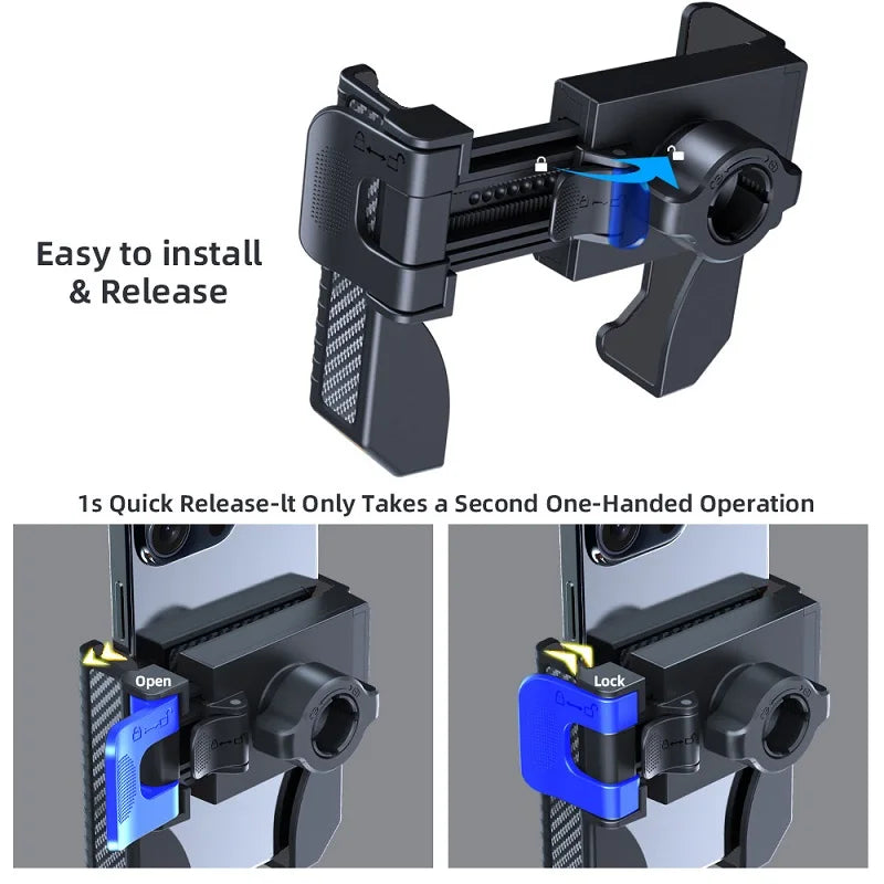 Bike & Motorcycle Handlebar Phone Mount – 4.5–7.0" Phones Handlebar Phone Mount SPOT