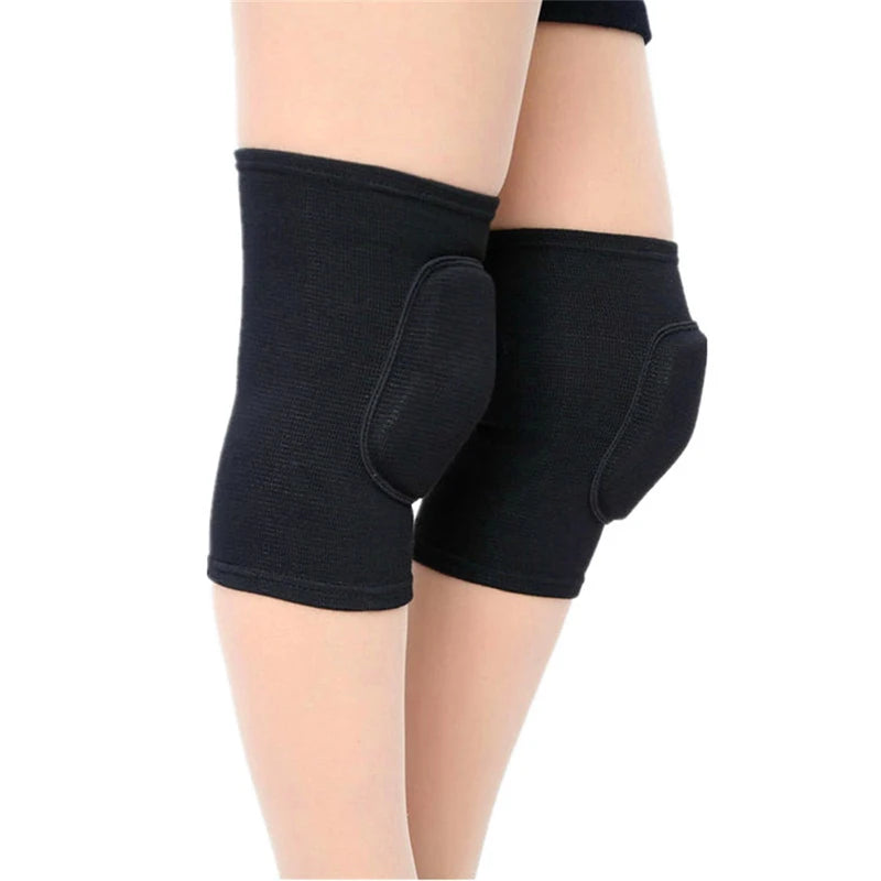 Compression Knee Pads – Elastic Sponge Brace for Sports & Dance Compression Knee Pad SPOT