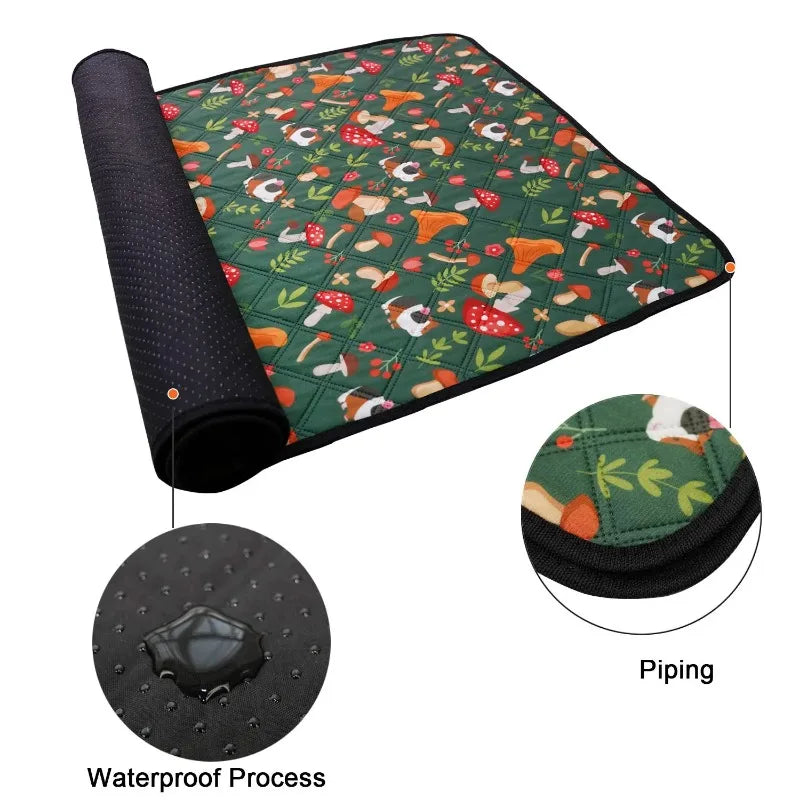 Washable Guinea Pig & Hamster Cage Mat – Waterproof Anti-Slip Small Pet Cage Mat SPOT