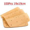 100-Pack Air Fryer Parchment Liners – 7.5, 8.5 & 9 Inch Air Fryer Liners SPOT 100Pcs 19x19cm