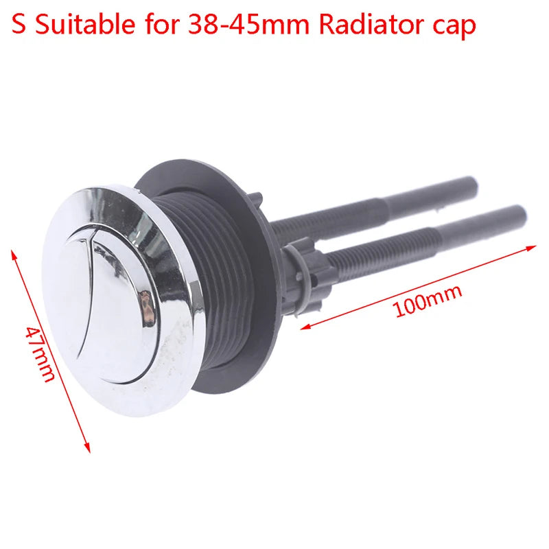 Dual Flush Toilet Tank Button – Round Push Replacement Toilet Flush Button SPOT S