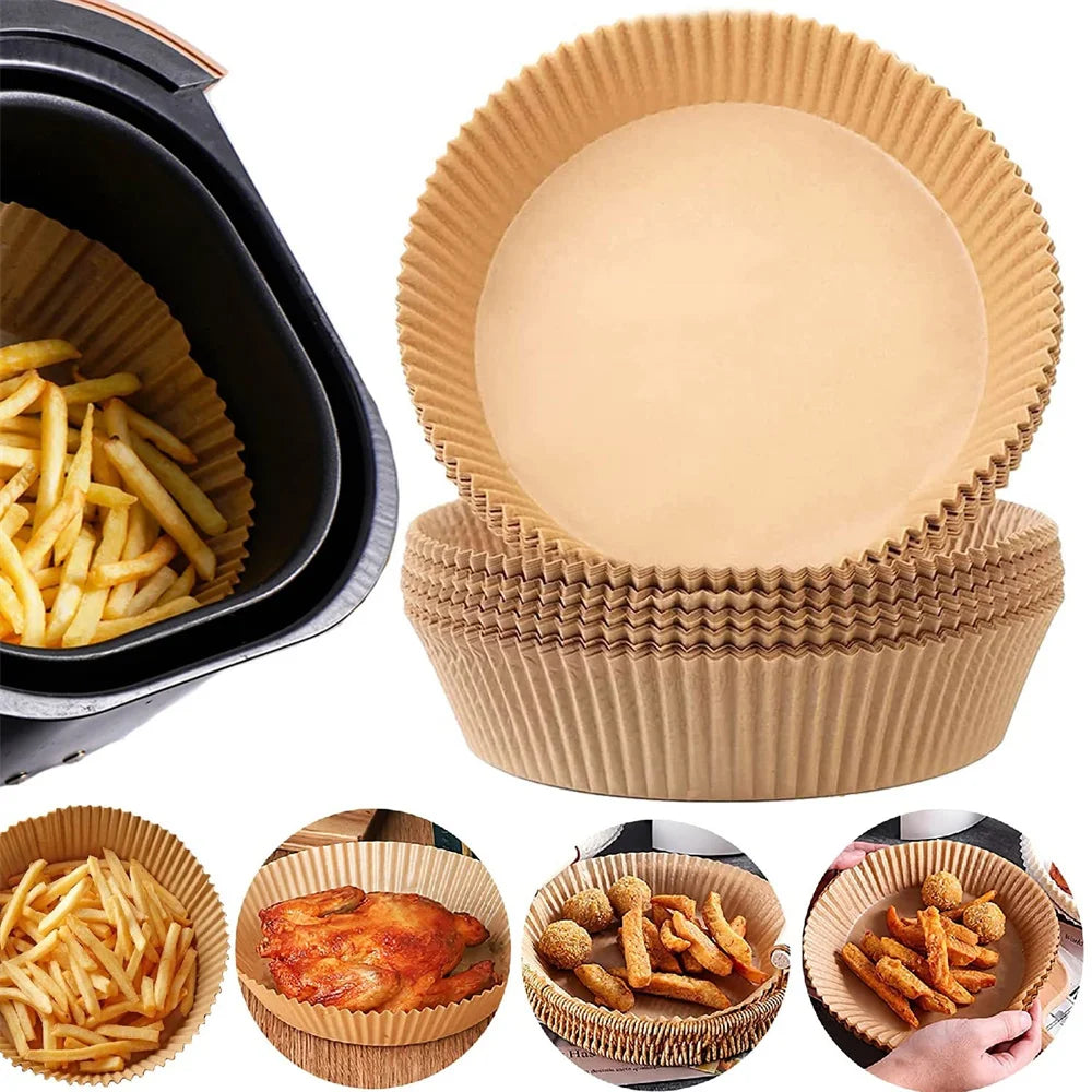 Disposable Air Fryer Liners – Non-Stick Silicone Baking Paper Air Fryer Liners SPOT