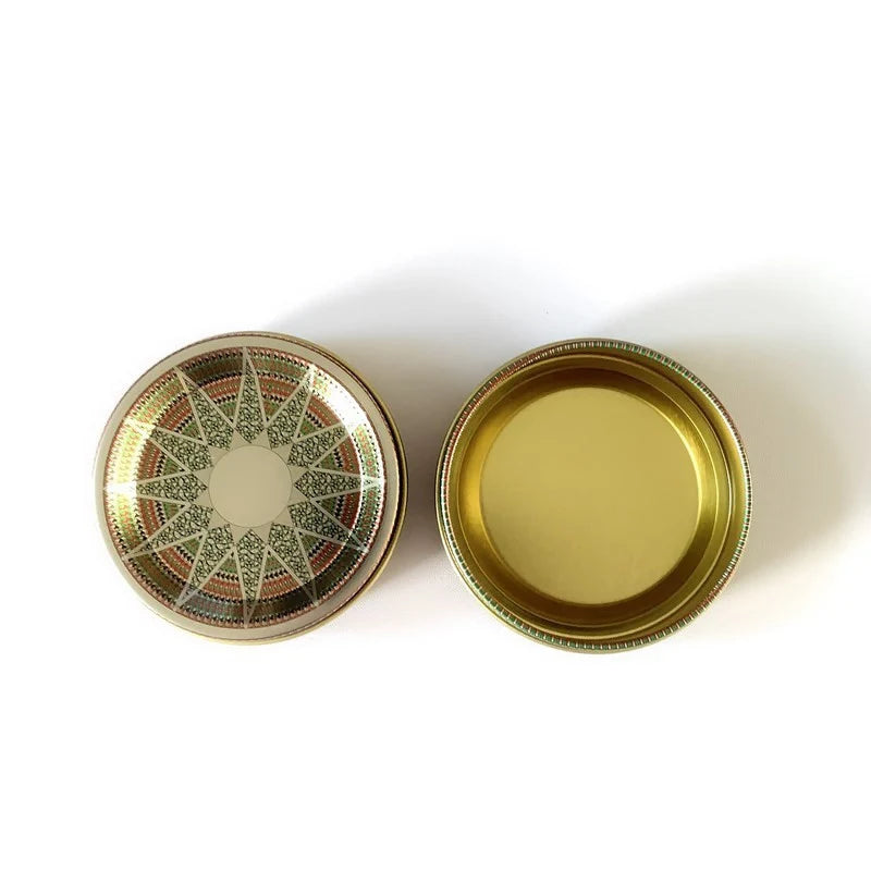 Saffron Tin Box with PVC Window – 1g Tinplate Spice Container Spice Tin Container SPOT