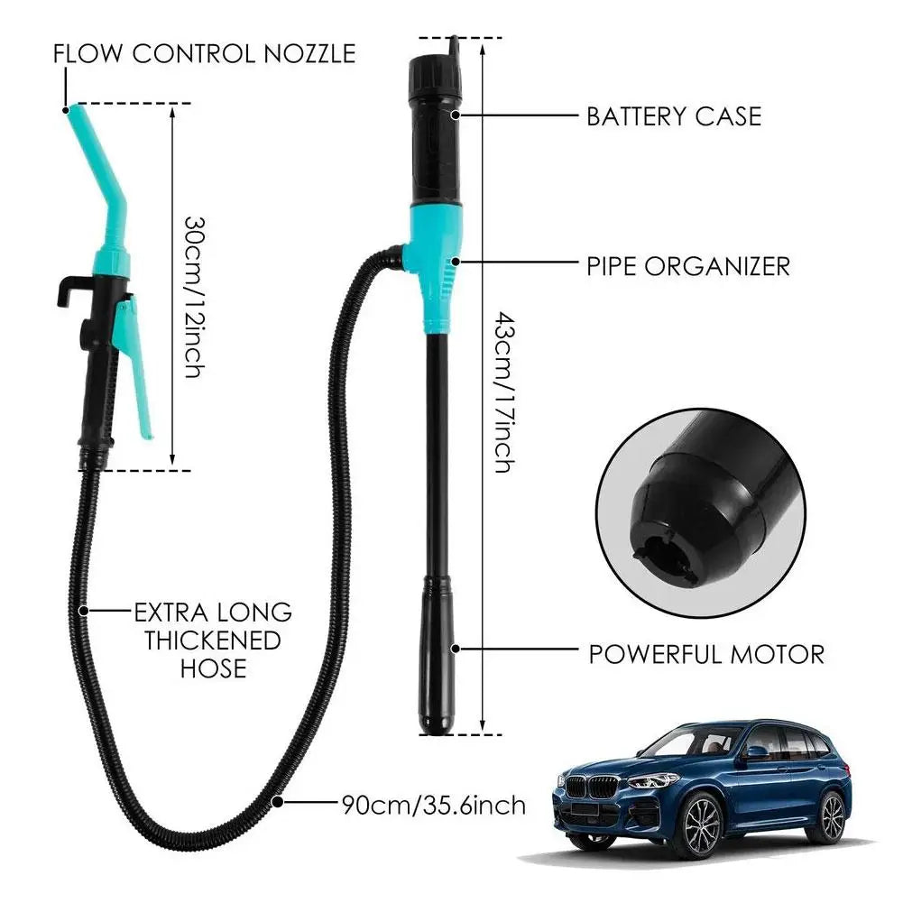 Battery-Powered Fuel Transfer Pump – 2.4 GPM Flow Control Fuel Transfer Pump SPOT