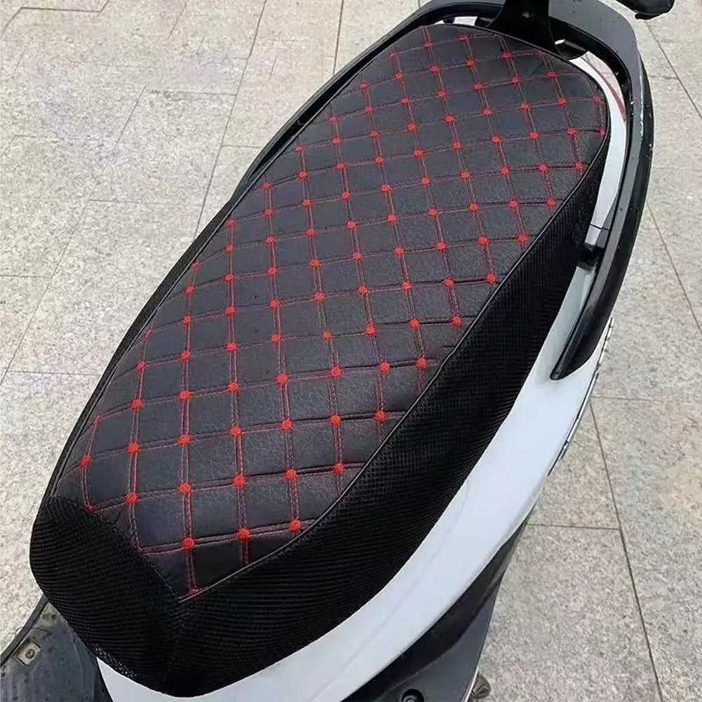 3D Mesh Motorcycle Seat Cover – Waterproof Anti-Skid PU Leather Motorcycle Seat Cover SPOT