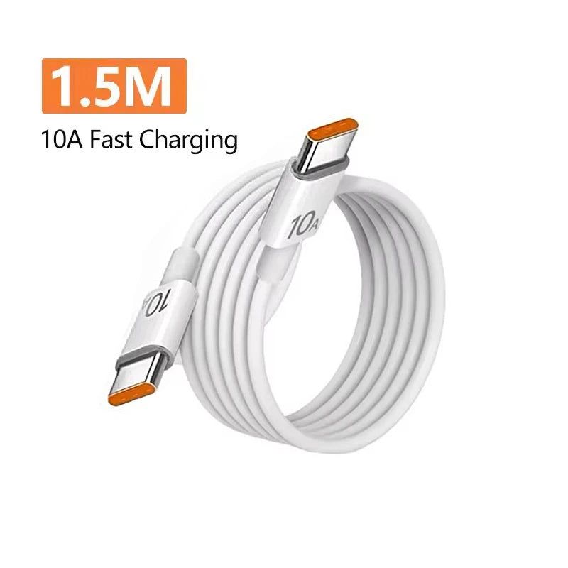 4-Port 120W USB-C Fast Charger – PD & Quick Charge 3.0 USB-C Wall Charger SPOT 1.5M 10A Cable