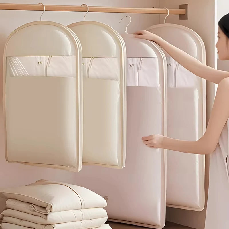 Compression Clothes Storage Bag with Hanger – Space-Saving Clothing Storage Bag SPOT