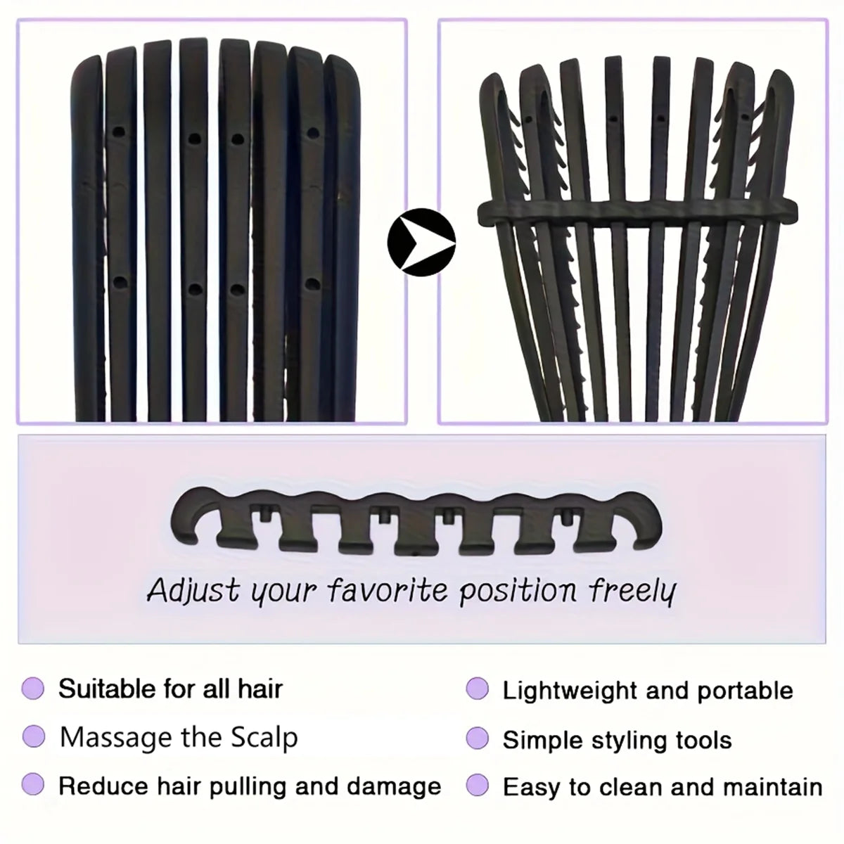 Women's Detangling Hairbrush – Anti-Static Scalp Massage Comb Detangling Hairbrush SPOT