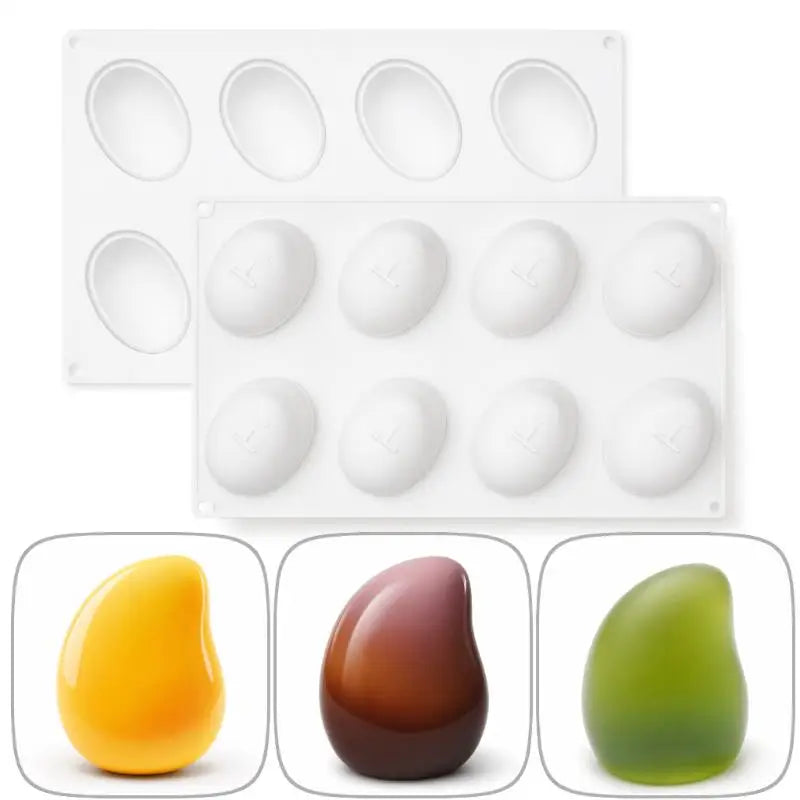Fruit Shape Silicone Mousse Cake Mold – Mango & Pear Baking Silicone Cake Mold SPOT