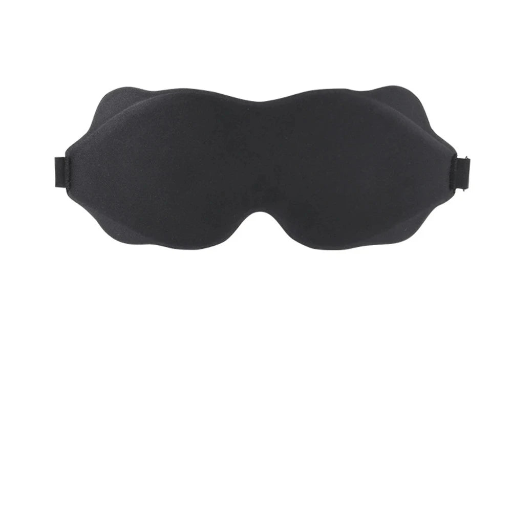 3D Contoured Sleep Mask – Blackout Eye Mask for Travel & Rest Sleep Eye Mask SPOT black