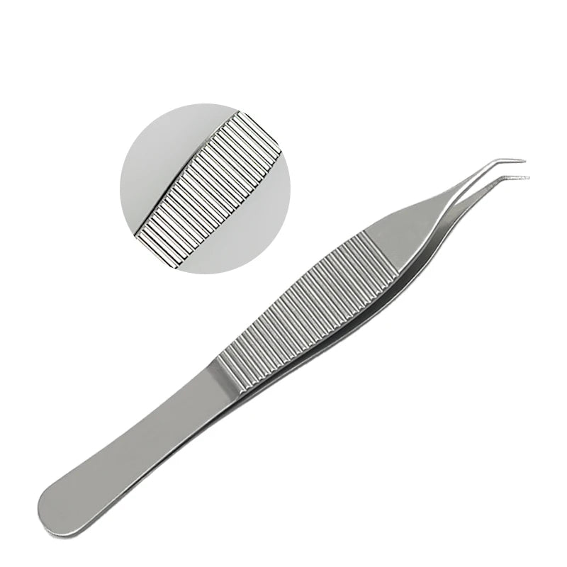 Stainless Steel FUE Hair Implant Forceps – Elbow Tweezer Tool Hair Implant Forceps SPOT