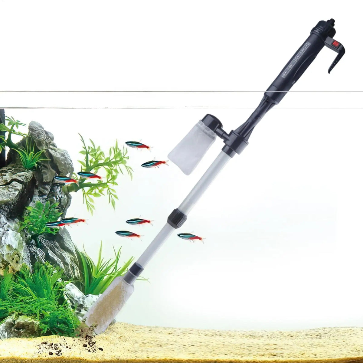 Electric Aquarium Gravel Vacuum – USB Fish Tank Cleaner Aquarium Gravel Vacuum SPOT