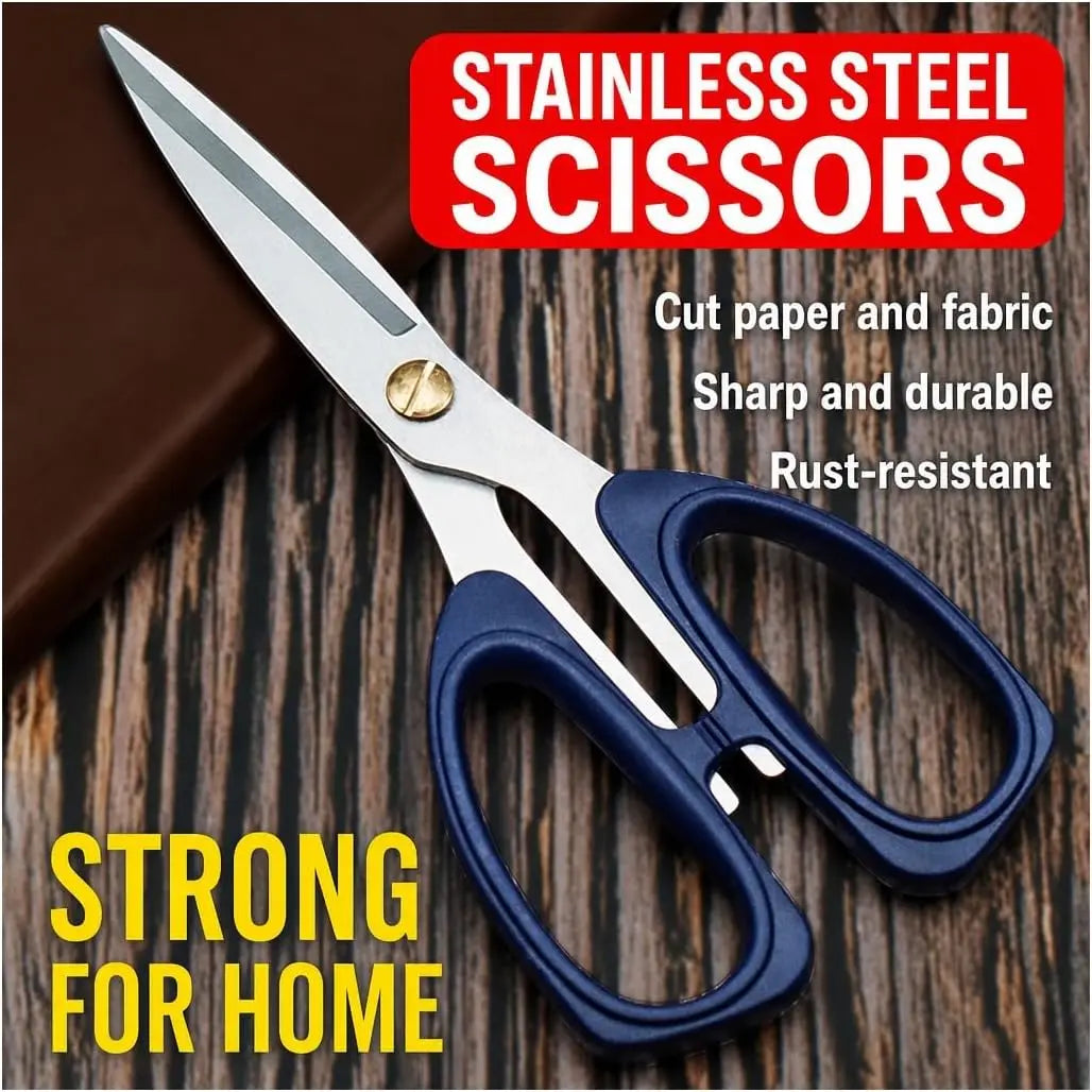 Stainless Steel Multi-Purpose Scissors – Fabric, Paper & Kitchen Multi-Purpose Scissors SPOT