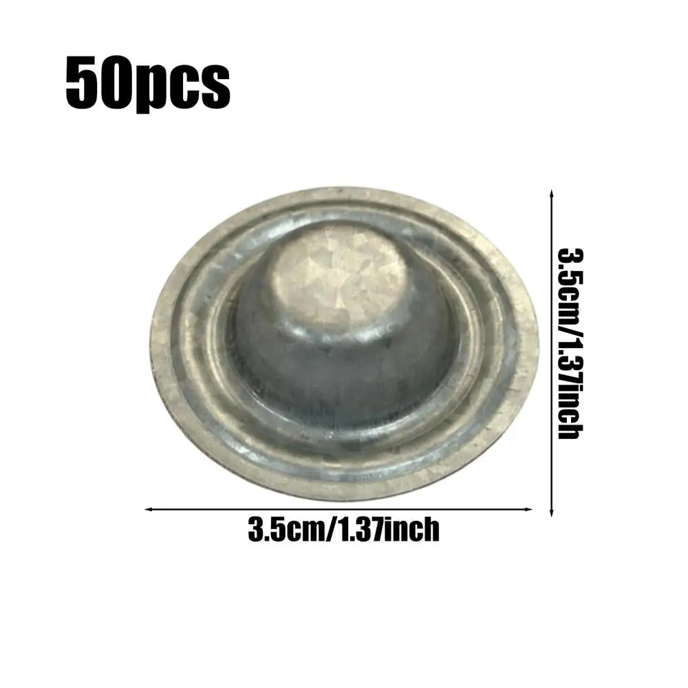 50-Pack Metal Screw Caps – Bolt Cover Caps for Roof & Outdoor Screw Cover Caps SPOT a