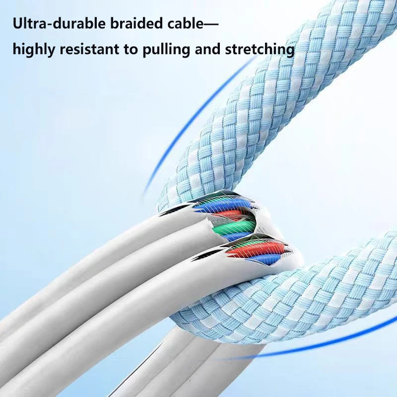 240W 5A USB-C Fast Charging Cable – Samsung iPhone Xiaomi USB-C Charging Cable SPOT