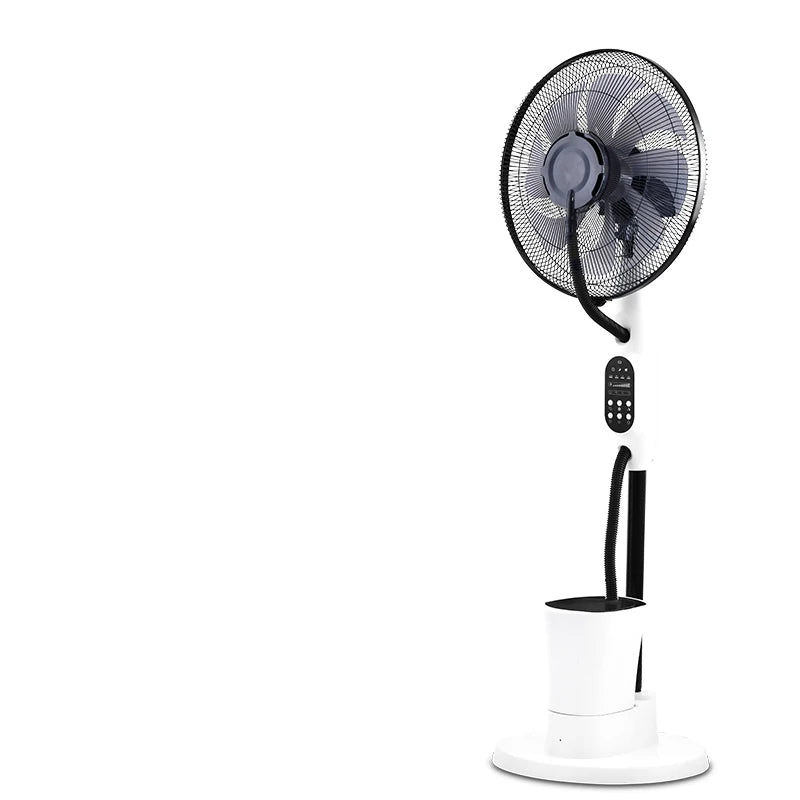 16-Inch Heavy-Duty Outdoor Mist Fan – 5-Blade Pedestal Fan Outdoor Pedestal Fan SPOT